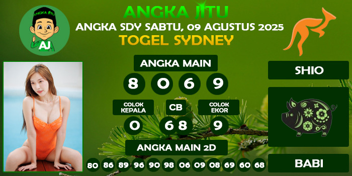 Prediksi Angka Jitu Sdy Sabtu 09 Agustus 2025