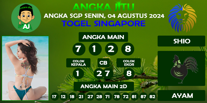 Prediksi Angka Jitu Sgp Senin 04 Agustus 2025