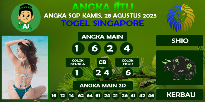 Prediksi Angka Jitu Sgp Kamis 28 Agustus 2025
