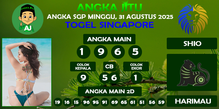 Prediksi Angka Jitu Sgp Minggu 31 Agustus 2025