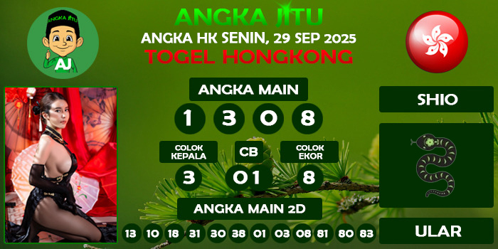 Prediksi Angka Jitu Hk Senin 29 September 2025