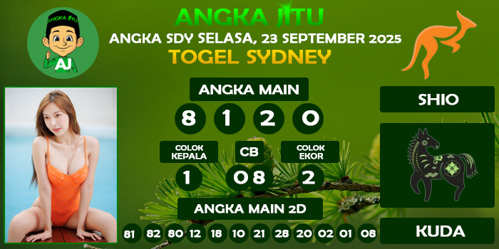 Prediksi Angka Jitu Sdy Selasa 23 September 2025