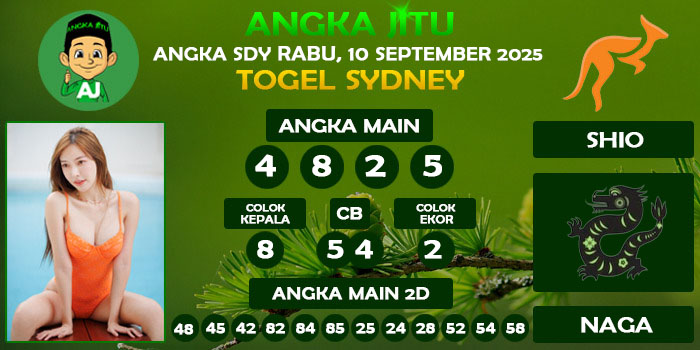 Prediksi Angka Jitu Sdy Rabu 10 September 2025