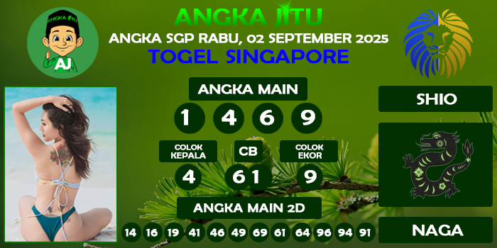 Prediksi Angka Jitu Sgp Rabu 03 September 2025