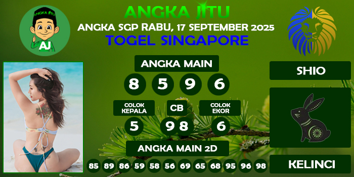 Prediksi Angka Jitu Sgp Rabu 17 September 2025