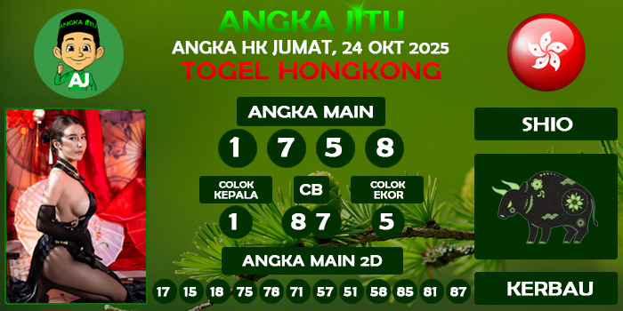 Prediksi Angka Jitu Hk Jumat 24 Oktober 2025
