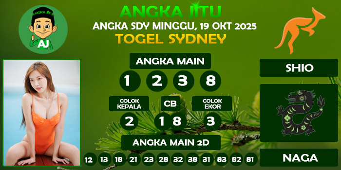 Prediksi Angka Jitu Sdy Minggu 19 Oktober 2025