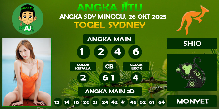 Prediksi Angka Jitu Sdy Minggu 26 Oktober 2025