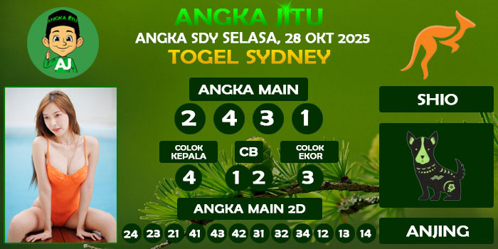Prediksi Angka Jitu Sdy Selasa 28 Oktober 2025