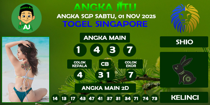 Prediksi Angka Jitu Sgp Sabtu 01 November 2025