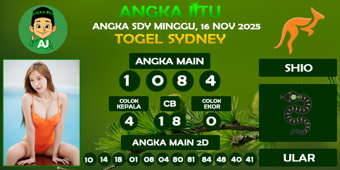 Prediksi Angka Jitu Sdy Minggu 16 November 2025