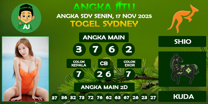 Prediksi Angka Jitu Sdy Senin 17 November 2025