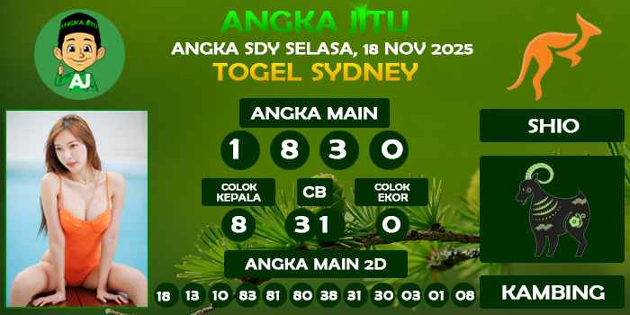 Prediksi Angka Jitu Sdy Selasa 18 November 2025