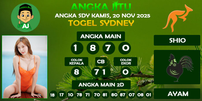 Prediksi Angka Jitu Sdy Kamis 20 November 2025
