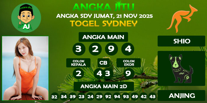 Prediksi Angka Jitu Sdy Jumat 21 November 2025