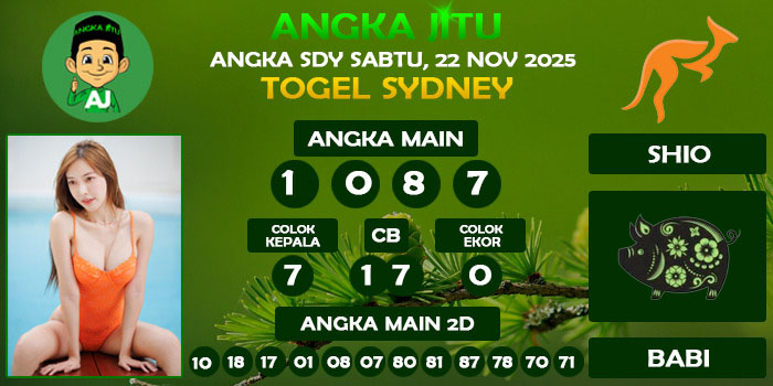 Prediksi Angka Jitu Sdy Sabtu 22 November 2025