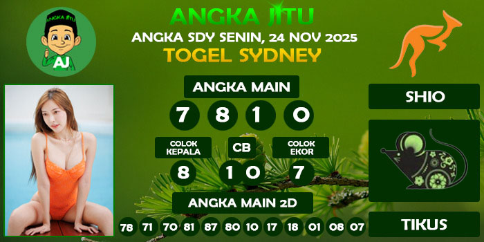 Prediksi Angka Jitu Sdy Senin 24 November 2025