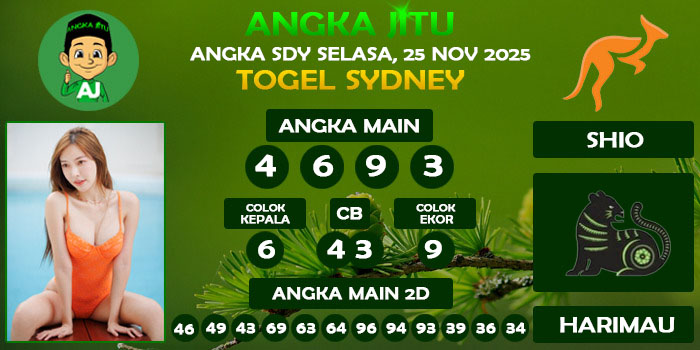 Prediksi Angka Jitu Sdy Selasa 25 November 2025