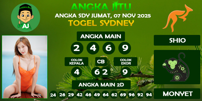 Prediksi Angka Jitu Sdy Jumat 07 November 2025