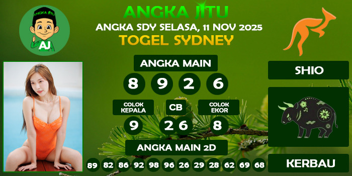 Prediksi Angka Jitu Sdy Selasa 11 November 2025