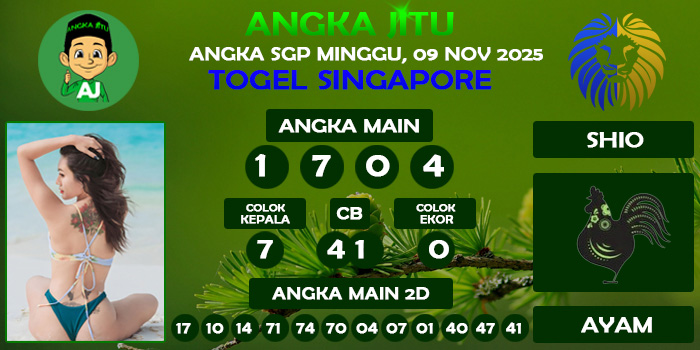 Prediksi Angka Jitu Sgp Minggu 09 November 2025