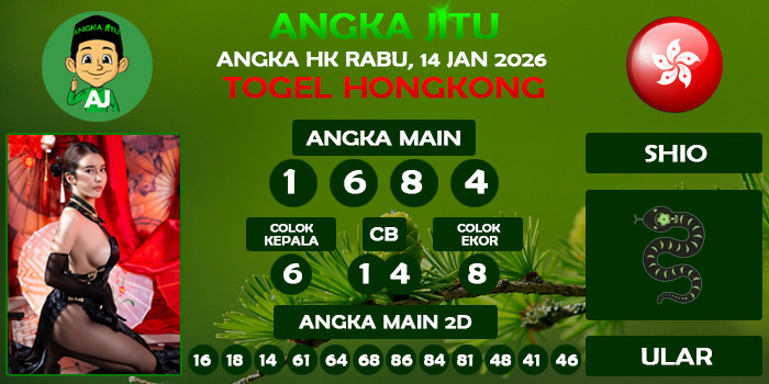 Prediksi Angka Jitu Hk Rabu 14 Januari 2026