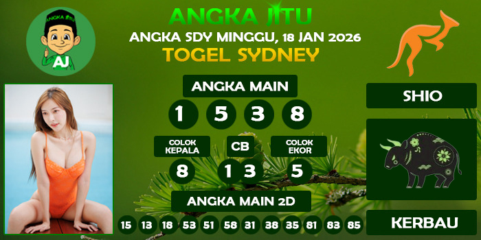 Prediksi Angka Jitu Sdy Minggu 18 Januari 2026