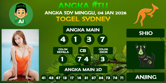 Prediksi Angka Jitu Sdy Minggu 04 Januari 2026