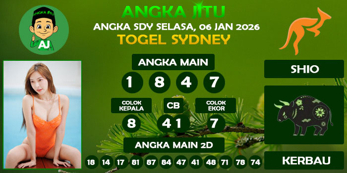 Prediksi Angka Jitu Sdy Selasa 06 Januari 2026