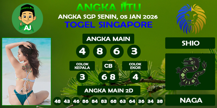 Prediksi Angka Jitu Sgp Senin 05 Januari 2026