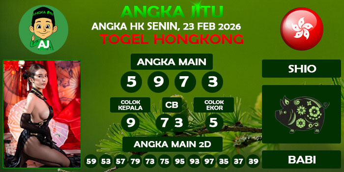 Prediksi Angka Jitu Hk Senin 23 Februari 2026