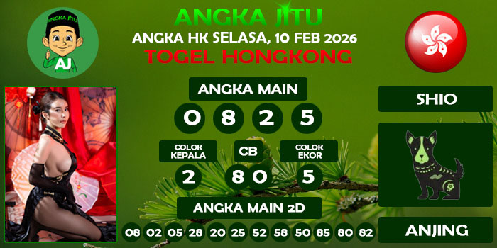 Prediksi Angka Jitu Hk Selasa 10 Februari 2026