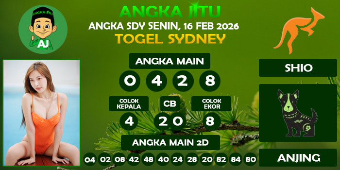 Prediksi Angka Jitu Sdy Senin 16 Februari 2026