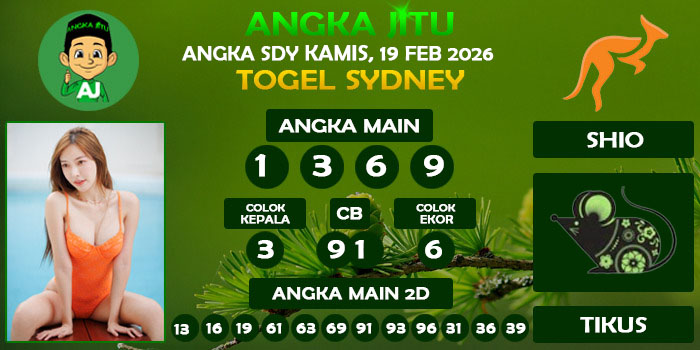 Prediksi Angka Jitu Sdy Kamis 19 Februari 2026