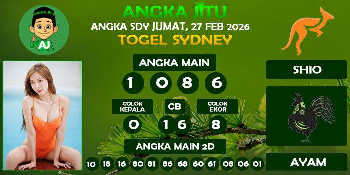 Prediksi Angka Jitu Sdy Jumat 27 Februari 2026