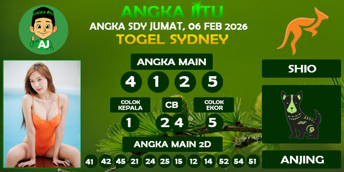 Prediksi Angka Jitu Sdy Jumat 06 Februari 2026