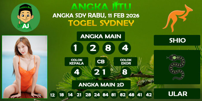 Prediksi Angka Jitu Sdy Rabu 11 Februari 2026