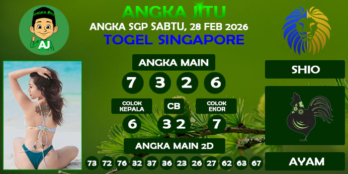 Prediksi Angka Jitu Sgp Sabtu 28 Februari 2026