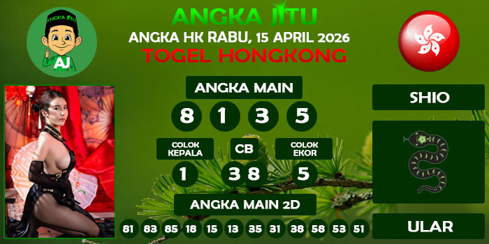 Prediksi Angka Jitu Hk Rabu 15 April 2026