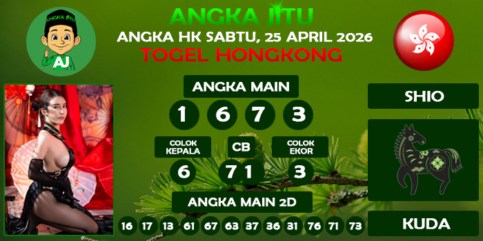 Prediksi Angka Jitu Hk Sabtu 25 April 2026