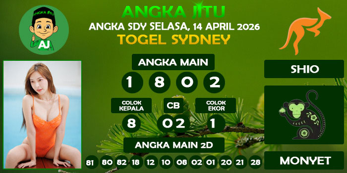 Prediksi Angka Jitu Sdy Selasa 14 April 2026
