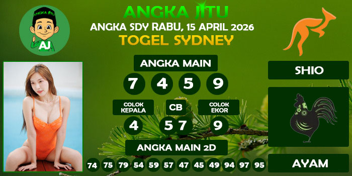 Prediksi Angka Jitu Sdy Rabu 15 April 2026