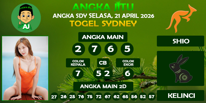 Prediksi Angka Jitu Sdy Selasa 21 April 2026