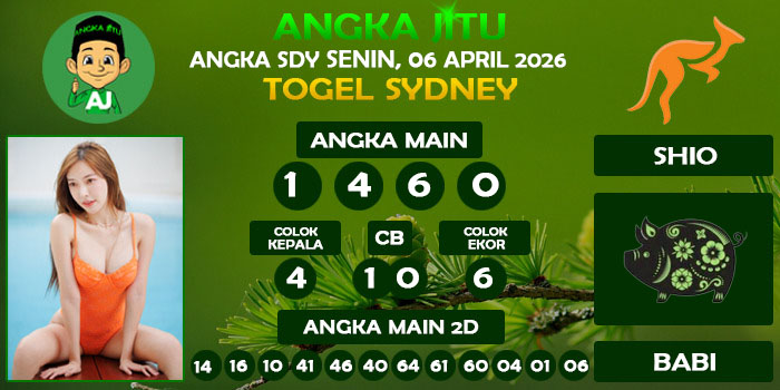 Prediksi Angka Jitu Sdy Senin 06 April 2026