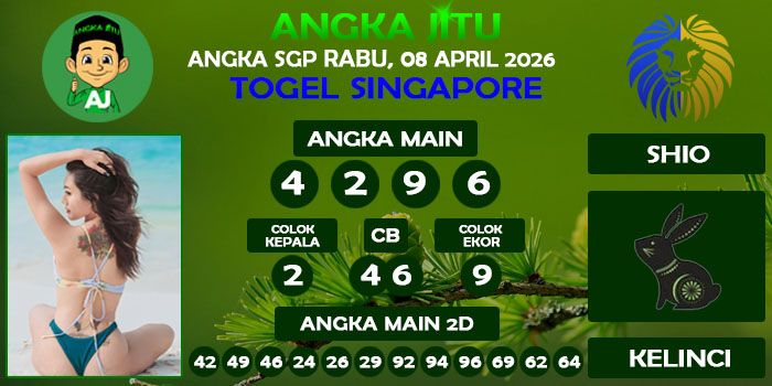 Prediksi Angka Jitu Sgp Rabu 08 April 2026
